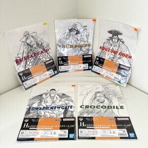 5 One Piece Anime‎ Ichiban Kuji Visual Art Sheet Clear File Poster